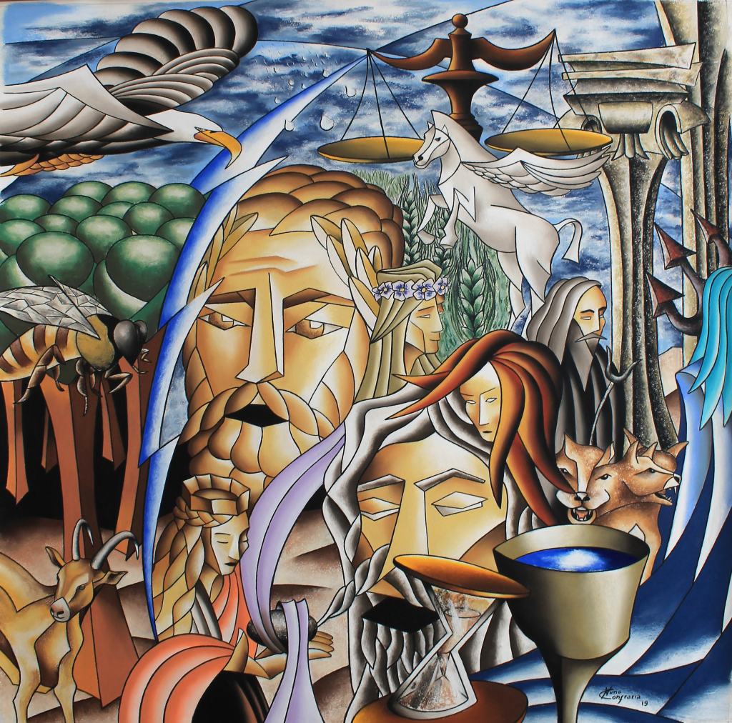 80 x 80 cm (Pastel Seco s/ Papel Canson) Artist Nuno Confraria]